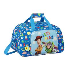 Safta 712131273 Toy Story, Ύφασμα, Παιδικό Σακ Βουαγιάζ, Γαλάζιο