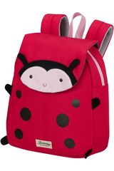 Samsonite 142478-9676 Happy Samies Eco Ladybug Lally, Σχολική Τσάντα, Ύφασμα, Κόκκινο