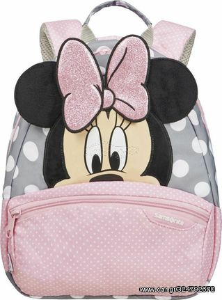 Samsonite 106707-7064 Disney Ultimate 2 Minnie Glitter, Σχολική Τσάντα, Ύφασμα, Ροζ