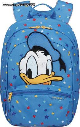 Samsonite 140113-9549 Disney Ultimate 2 Donald Stars, Σχολική Τσάντα, Ύφασμα, Μπλε