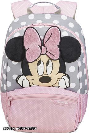 Samsonite 106708-7064 Disney Ultimate 2 Minnie Glitter, Σχολική Τσάντα, Ύφασμα, Ροζ