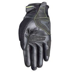 Nordcode Air Tech-R Leather Γάντια Black Fluo-thumb-2