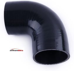 ΚΟΛΑΡΟ ΣΙΛΙΚΟΝΗΣ Φ63 / 90° (ΜΟΙΡΕΣ) ΜΑΥΡΟ-thumb-2