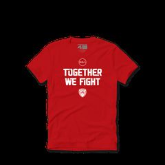 GSA T-shirt Together We Fight Stronger Olympiacos B.C. Euroleague 2021-22 RED 17473208-66