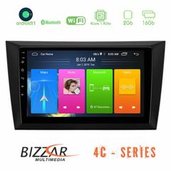 Bizzar Vw Golf 6 4core Android11 2+16GB Navigation Multimedia Tablet 9″