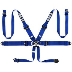 Sparco 04818RHALPD1 FIA, Hans  Ζώνη ασφαλείας 6  σημείων αγωνιστικού τύπου με quick release με κεντρικό κλείδωμα  