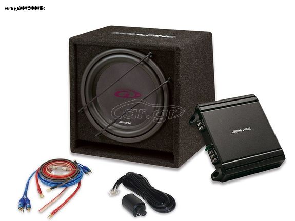 Alpine SBG-30KIT "All-in-one-box" Bass Upgrade Kit for Awesome Levels of Deep, Resonant Bass