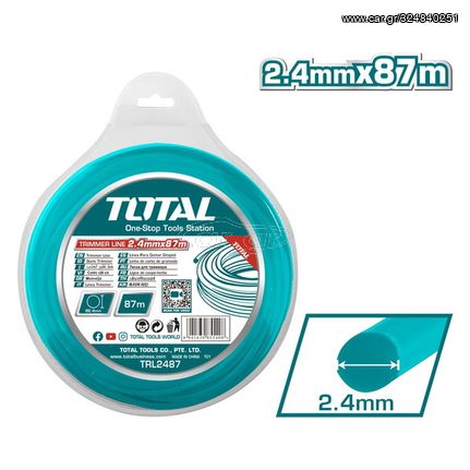 Μεσινέζα Στρόγγυλη TOTAL 2.4mm - 87m ( TRL2487 )