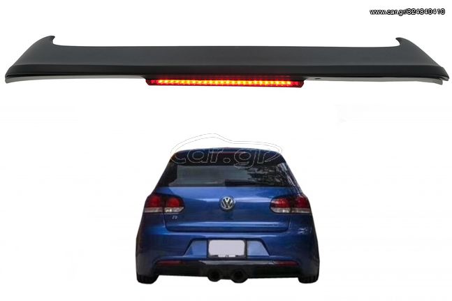 ΑΕΡΟΤΟΜΗ VW Golf VI (2008-up) R20 Design Roof Spoiler with LED Brake Light 