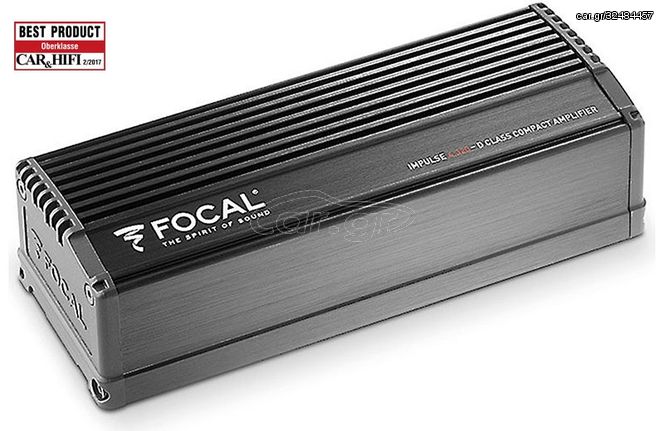 Focal IMPULSE 4.320 miniature 4-channel digital amplifier delivering 4 x 55 Watts