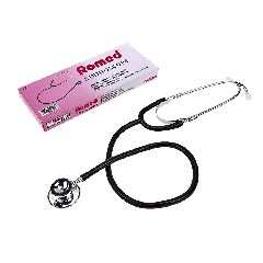 Romed στηθοσκόπιο με διπλό κώδωνα μαύρο STETH-DBL