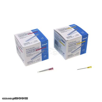 Romed υποδερμικές βελόνες 19G x 1.5 12x40 κίτρινο (100 τεμάχια) NDL-19Gx1.5