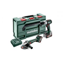 Combo Set 2.4.2 Μπαταρίας 18V SB 18 LT & W 18 L 9-125 Quick (2x4.0Ah) - 18V - 20V - METABO (#685207510)