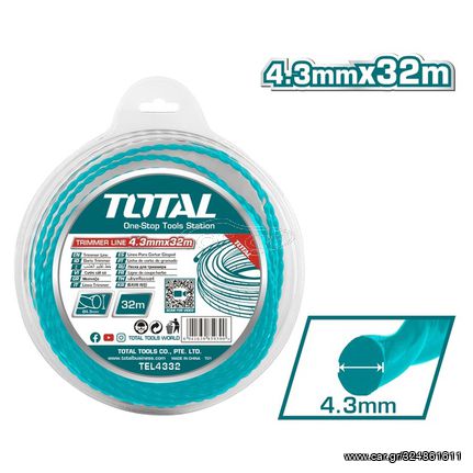 Μεσινέζα Ελικοειδής TOTAL 4.3mm - 32m ( TEL4332 )