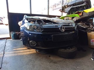 VW GOLF 6 ΤΟΥ 2010 ΜΟΥΡΗ ΚΟΜΠΛΕ ΜΕ ΚΙΝΗΤΗΡΑ CBZB ΚΑΙ ΣΑΣΜΑΝ LHY-thumb-1