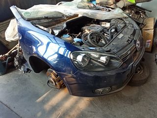 VW GOLF 6 ΤΟΥ 2010 ΜΟΥΡΗ ΚΟΜΠΛΕ ΜΕ ΚΙΝΗΤΗΡΑ CBZB ΚΑΙ ΣΑΣΜΑΝ LHY-thumb-3