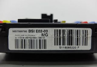 ΑΣΦΑΛΕΙΟΘΗΚΗ CITROEN - PEUGEOT XSARA PICASSO 206 SIEMENS BSI E02-00 9657999780 S118085220F FUSE BOX UNIT ΞΕΚΛΕΙΔΩΤΗ ΑΡΙΣΤΗ - ΕΓΓΥΗΣΗ !!  