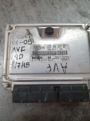 Vw Passat εγκέφαλος κινητήρα 0281010543 038906019DS