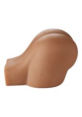 Life Size Bubble Butt With Body Stocking - Brown-thumb-2