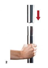 Ouch! Dance Pole - Silver-thumb-3