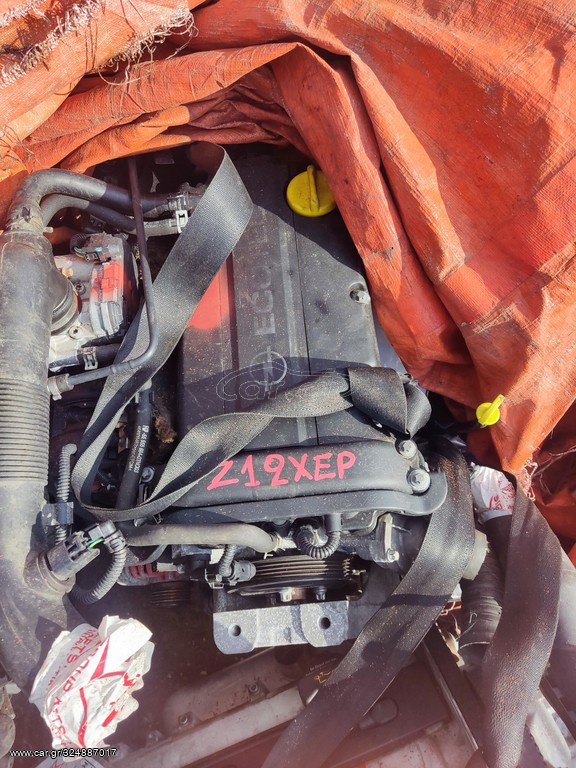 Κινητήρας Opel Corsa D 1.200cc μοντέλο 06-15 με 80ps και νούμερο κινητήρα (Z12XEP).