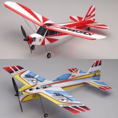 Kyosho '22 Combo MINIUM AD CLIPPEDWING CUB RTF(RED)+PROFILE SUKHOI PIP