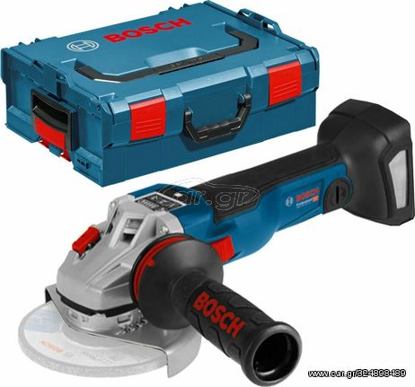 GWS 18V-7 ΓΩΝΙΑΚΟΣ ΤΡΟΧΟΣ ΜΠΑΤΑΡΙΑΣ 18v SOLO L-BOXX BOSCH 06019H9002