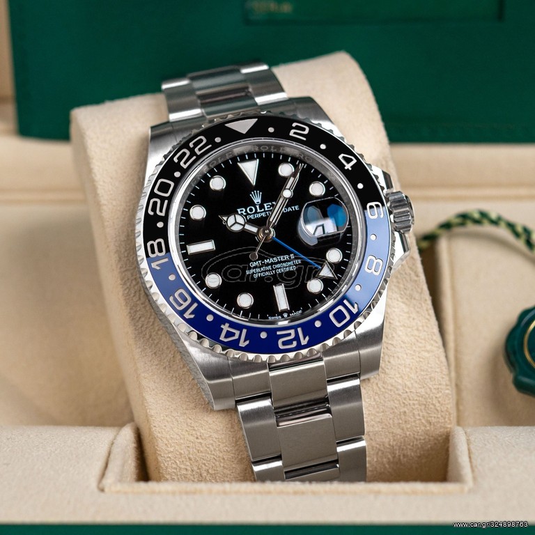 Rolex Replica GTM-MASTER II Batman 40mm
