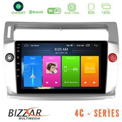 Bizzar Citroen C4 2004-2010 4core Android11 2+16GB Navigation Multimedia Tablet 9″