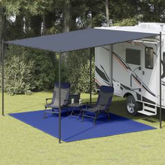 vidaXL Χαλί Σκηνής Μπλε 300 x 400 εκ. από HDPE