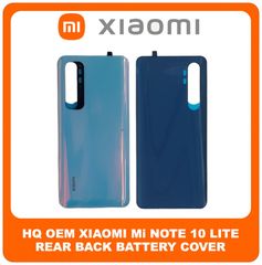 OEM Συμβατό Για Xiaomi Mi Note 10 Lite (M2002F4LG, M1910F4G) Rear Back Battery Cover Πίσω Κάλυμμα Καπάκι Πλάτη Μπαταρίας White Άσπρο