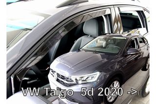 ΑΝΕΜΟΘΡΑΥΣΤΕΣ ΓΙΑ VW TAIGO 5D 2020+ ? ΖΕΥΓΑΡΙ ΑΠΟ ΕΥΚΑΜΠΤΟ ΦΙΜΕ ΠΛΑΣΤΙΚΟ HEKO - 2 ΤΕΜ.
