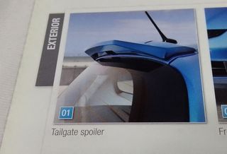 ΑΕΡΟΤΟΜΗ ΓΝΗΣΙΑ HONDA JAZZ '09- '11 (08F02TF0690B) TAILGATE SPOILER