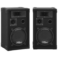 Ηχεία Επαγγελματικά Παθητικά Hifi 2 τεμ. Μαύρα 800 W 70100