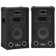Ηχεία Επαγγελματικά Παθητικά Hifi 2 τεμ. Μαύρα 800 W 70101