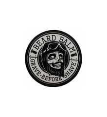 Grave Before Shave Beard Balm Sticker Small 4.5cm