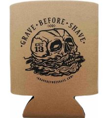 Fisticuffs Grave Before Shave Can Koozie or Small Bottle Cigar Blend