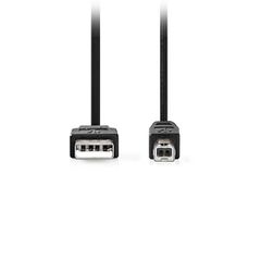 Καλώδιο USB High-Speed A αρσ. - USB B αρσ. 2m σε μαύρο χρώμα.