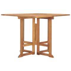 Τραπεζαρία Κήπου Πτυσσόμενη 90 x 90 x 75 εκ. Μασίφ Ξύλο Teak 315448-thumb-2