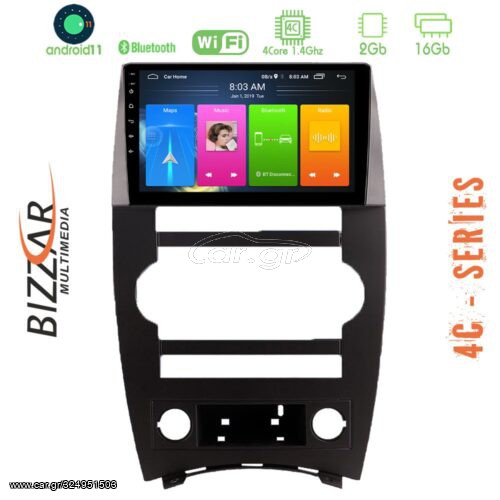 Bizzar Jeep Commander 2007-2008 4core Android11 2+16GB Navigation Multimedia Tablet 9″