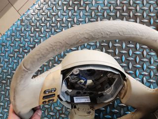 ΔΕΡΜΑΤΙΝΟ ΤΙΜΟΝΙ ΜΠΕΖ ΓΙΑ NISSAN MICRA K12-thumb-1