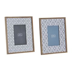 Photo frame DKD Home Decor Mosaic MDF Wood (2 pcs) (20 x 0.8 x 25 cm)