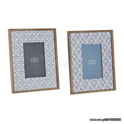 Photo frame DKD Home Decor Mosaic MDF Wood (2 pcs) (20 x 0.8 x 25 cm)