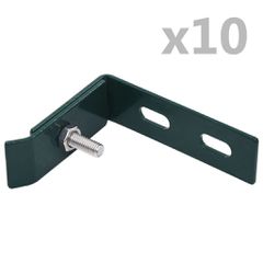 Σύνδεσμος Τοίχου Γωνιακός 10 Σετ Πράσινο 144502