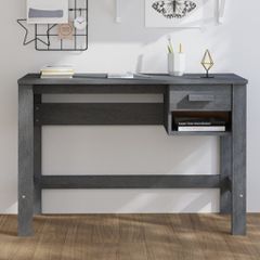 Γραφείο HAMAR Σκ. Γκρι 110 x 40 x 75 εκ. Μασίφ Ξύλο Πεύκου 340458