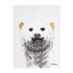 Childhome Gold Κάδρο Polar Bear 30*40cm
