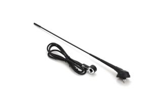 Κεραια Οροφης Μαυρη 40cm Φ5mm Με Καλωδιο 2,3m