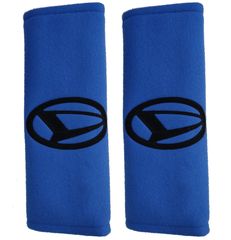 Daihatsu Μαξιλαρακια Για Ζωνη Ασφαλειας 21 X 7,5 Cm Σε Μπλε Χρωμα Με Μαυρο Logo - 2 ΤΕΜ.