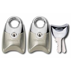 Masterlock Σετ 2 Λουκέτα Νίκελ 20mm Με Ίδιο κλειδί,
