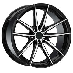 Nentoudis Tyres - Ζάντα Arceo Monaco 18x8/18x9 5X120 - Machined Black 